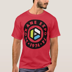 Expo 74 Spokane Worlds Fair Circle Multicolor T-Shirt