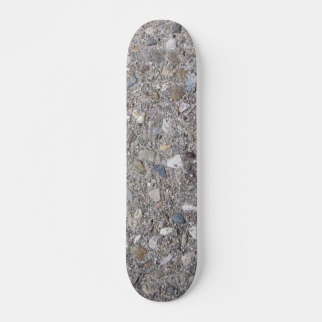 Exposed Aggregate (printed, not made of concrete) Skateboard (Front)