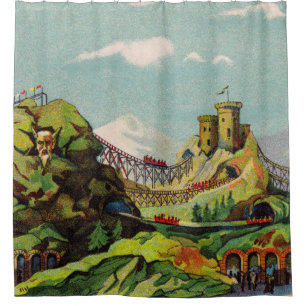 Exposition de Charleroi Shower Curtain