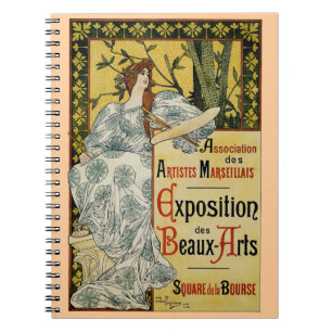 Exposition des Baux-Arts Spiral Notebook