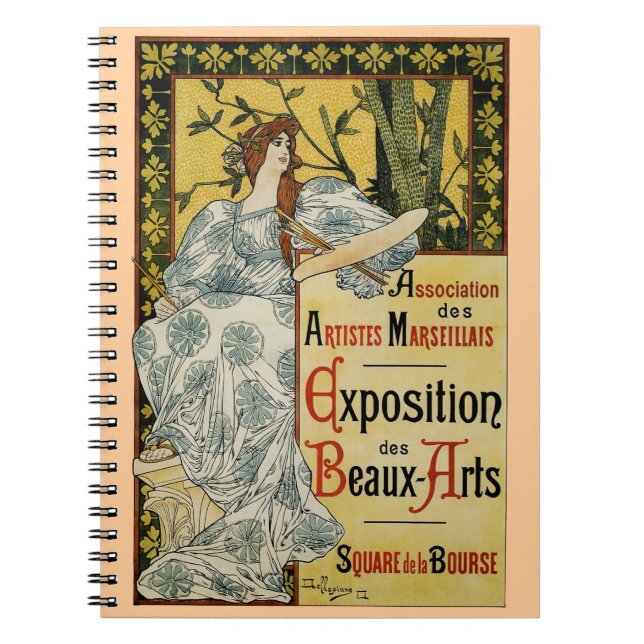 Exposition des Baux-Arts Spiral Notebook (Front)