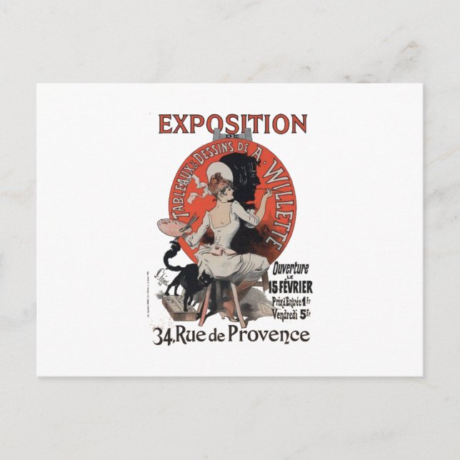 Exposition Rue de Provence Postcard (Front)