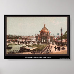 Exposition Universal, 1900, Paris, France Poster