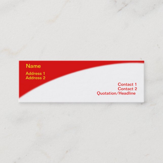 Express Business Card (Front)