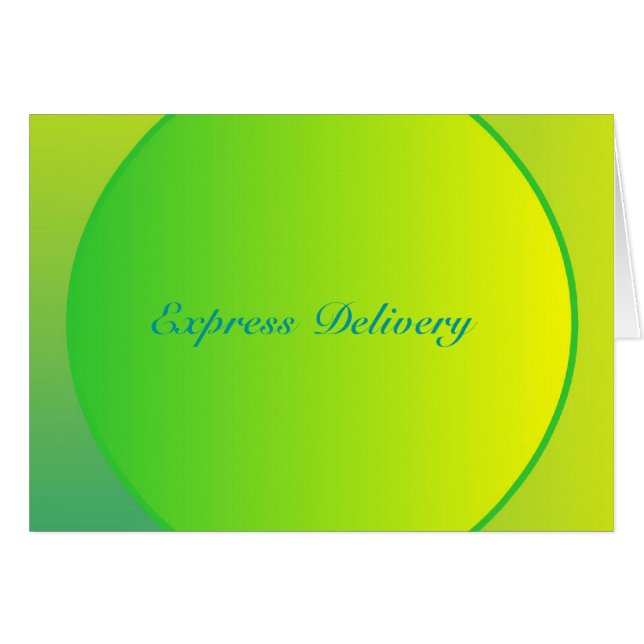 Express Delivery - Be A Greedy Cow (Front Horizontal)