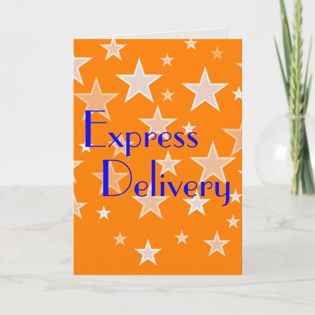 Express Delivery - Congratulations On Your Promoti Card (Front)