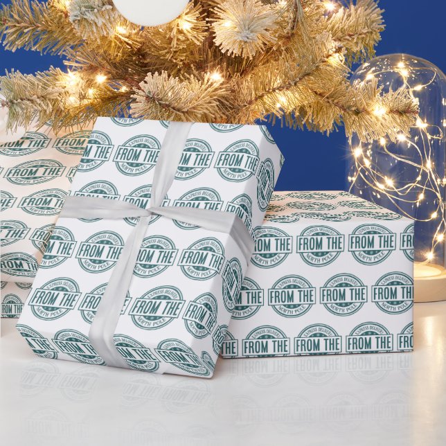 Express delivery North Pole  Wrapping Paper (Holidays)
