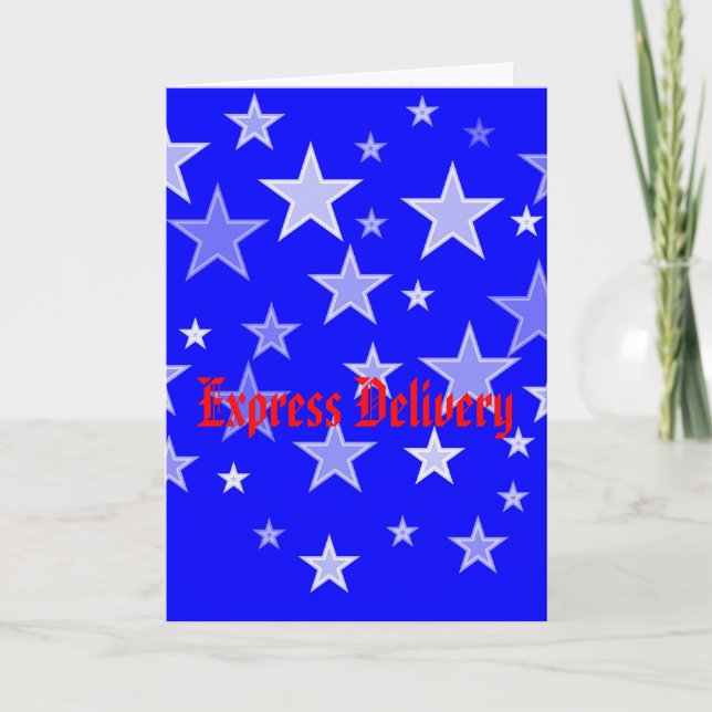 Express Delivery - Welcome Home Thank You Card (Front)