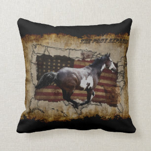 Express Pony Pinto Horse Cushion