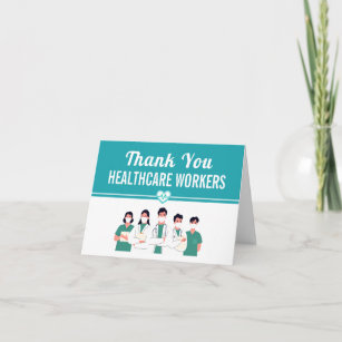 Express Your Gratitude to Healthcare Front lines Thank You Card