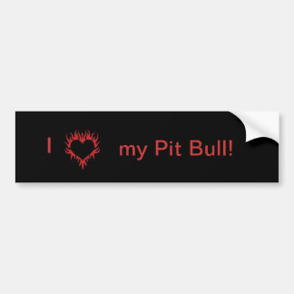 express your love! black and red bumper sticker