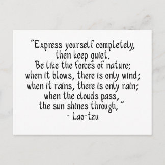 Express yourself completely... postcard
