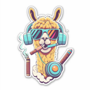 Express Yourself with Llama Vinyl Stickers