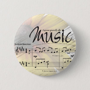 Express Yourself With Music Button