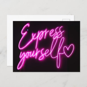 'Express Youself' Postcard - Pride Postcard