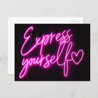 'Express Youself' Postcard - Pride Postcard