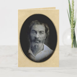 Expression in the Eyes of Walt Whitman Card