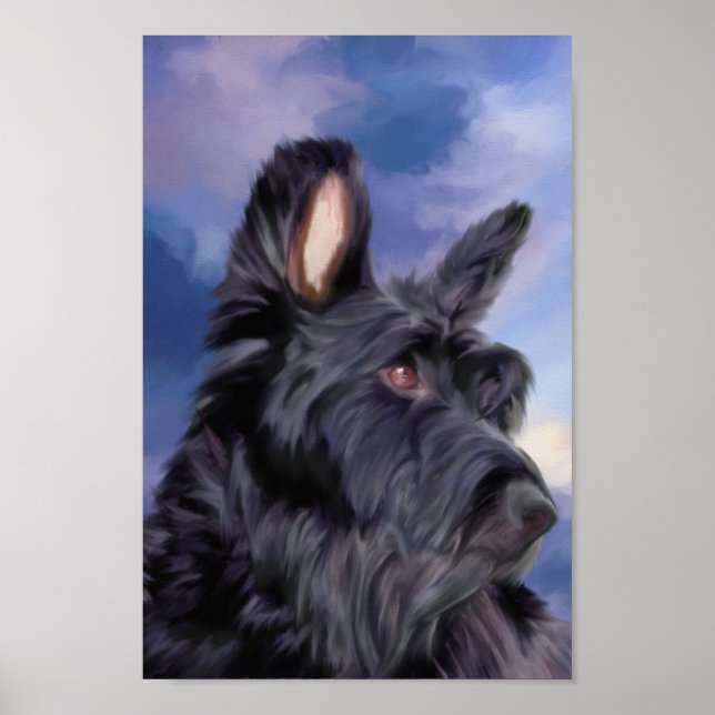 Expression Is Everything Scottish Terrier Dog Poster (Front)