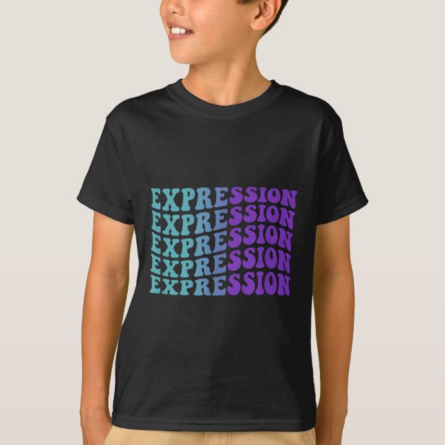 Expression, Mental Health Awareness  T-Shirt (Front)