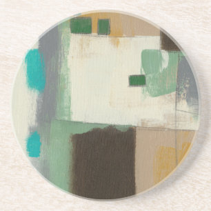 Expressionist Painting with Heavy Brush Strokes Coaster