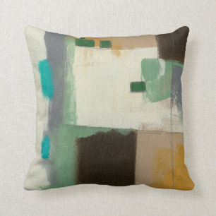 Expressionist Painting with Heavy Brush Strokes Cushion