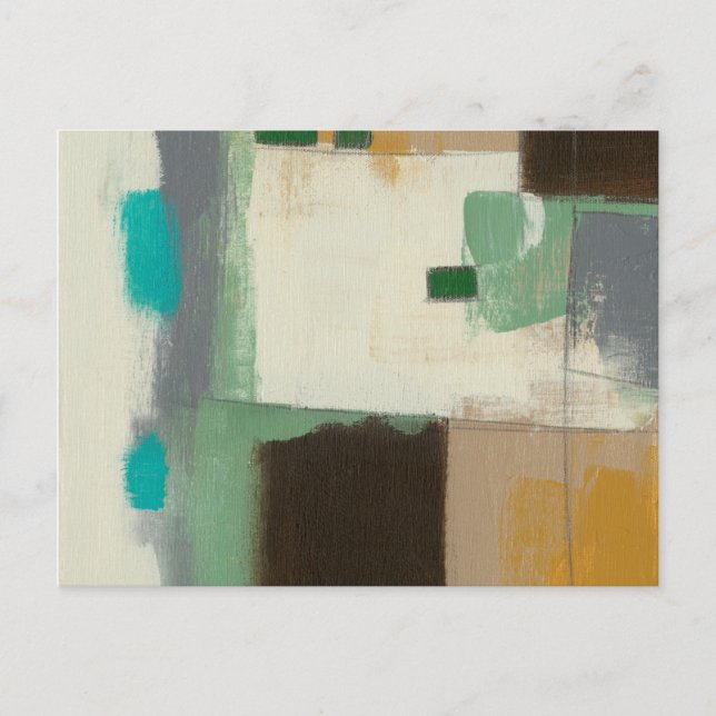 Expressionist Painting with Heavy Brush Strokes Postcard (Front)