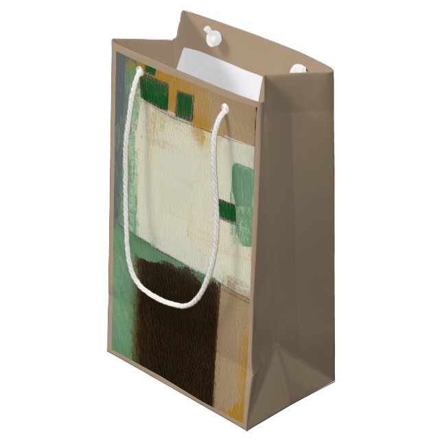 Expressionist Painting with Heavy Brush Strokes Small Gift Bag (Front Angled)