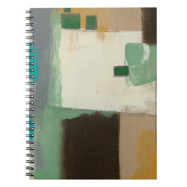 Expressionist Painting with Heavy Brush Strokes Spiral Notebook (Front)