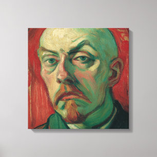 Expressionist Self-Portrait Canvas Print
