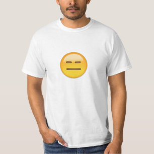 Expressionless Face Emoji T-Shirt