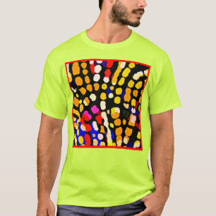 Expressive Color Play Pattern T-Shirt