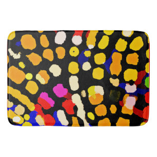 Expressive Colour Play Pattern Bath Mat