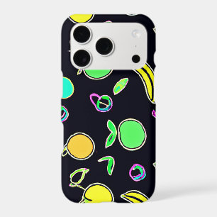 Expressive Colourful Fruits Neon Artwork