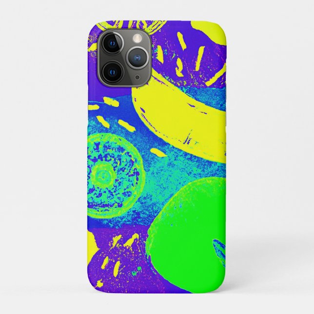 Expressive Fruits Neon Colour Pattern Art Case-Mate iPhone Case (Back)
