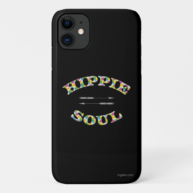 Expressive Hippie Soul Unique Cool Trendy Case-Mate iPhone Case (Back)