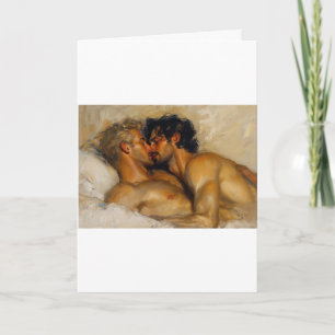 Expressive Oil Embrace Card
