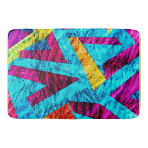 Expressive Pattern Design Bath Mat