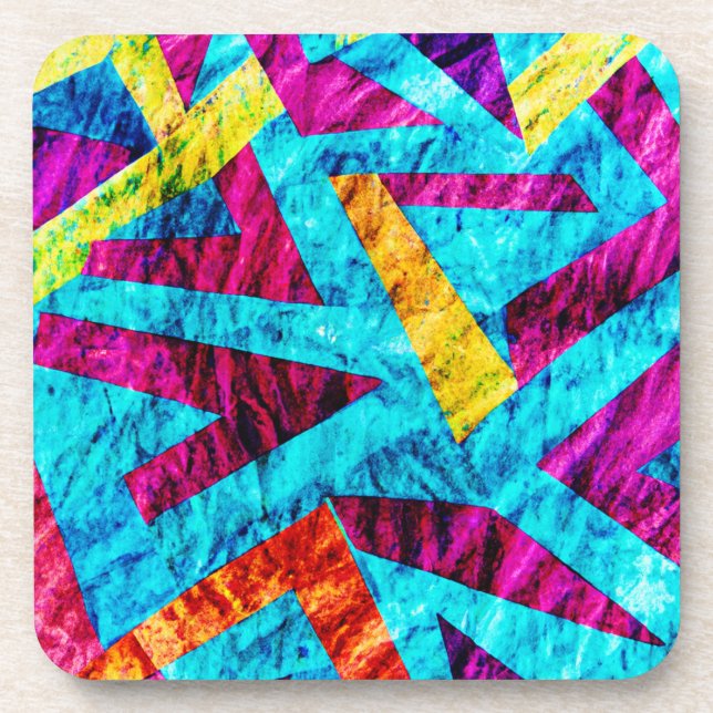 Expressive Pattern Design Coaster (Front)
