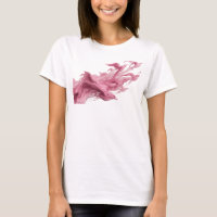 Expressive Pink Abstract Birds Wearable Art