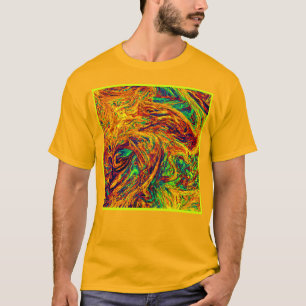 Expressive Vibrant Color Pattern T-Shirt
