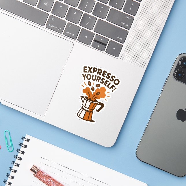 Expresso Yourself  (Laptop w/ iPhone)