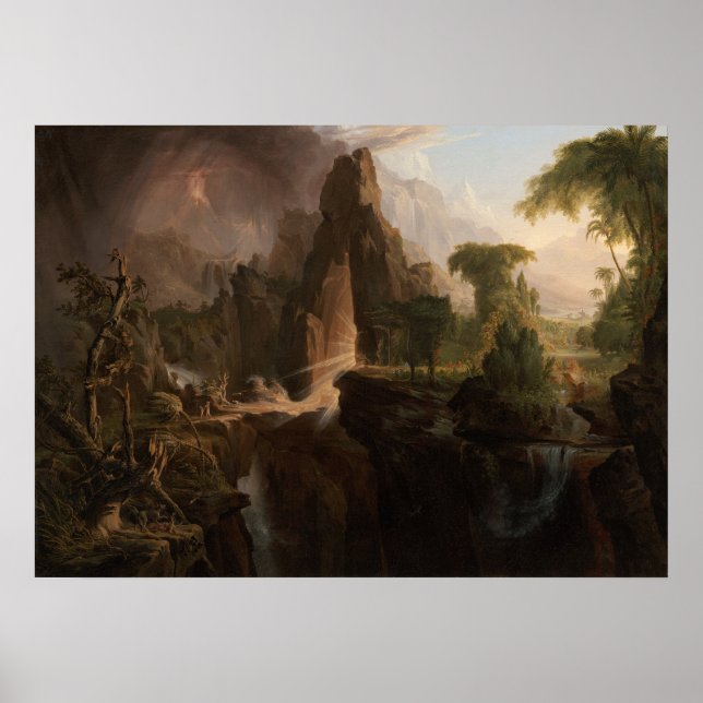 Expulsion from Eden (1828) — Thomas Cole Poster (Front)