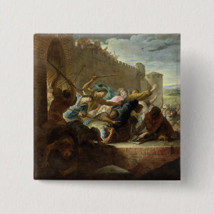Expulsion of the Huguenots 15 Cm Square Badge