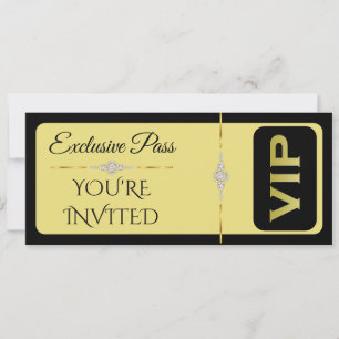 Exquisit VIP Birthday Birthday Invitation
