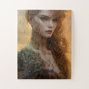 Exquisite Beauty AI Generated Art Jigsaw Puzzle