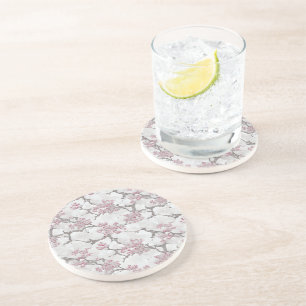 Exquisite Cherry Blossoms Florals Coaster