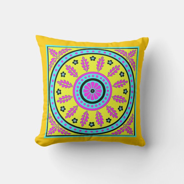 Exquisite  Design Throw  Pillow (Front)