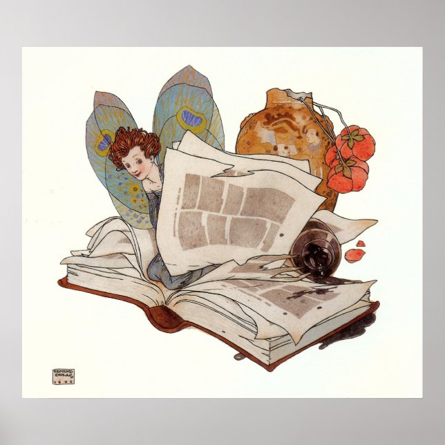 "Exquisite Elf" by Edmund Dulac - Print (Front)