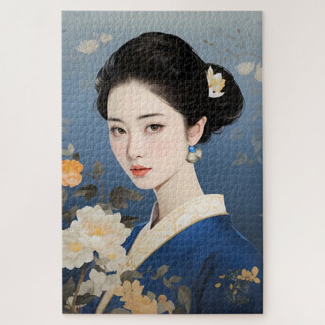 Exquisite Essence of Chinese Elegance" Jigsaw Puzzle (Vertical)