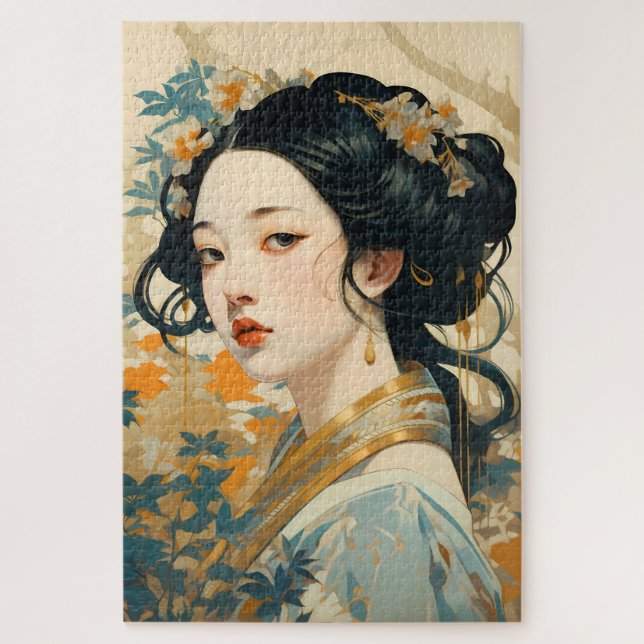 Exquisite Essence of Chinese Elegance Jigsaw Puzzle (Vertical)